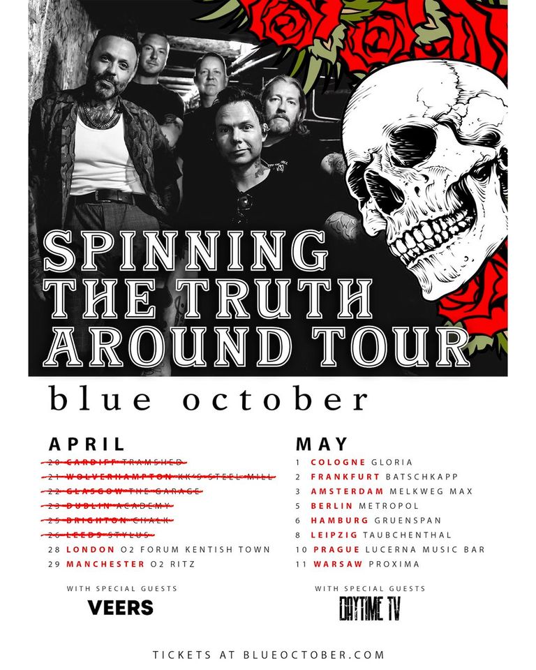 “Spinning the Truth Around” Tour von Blue October
