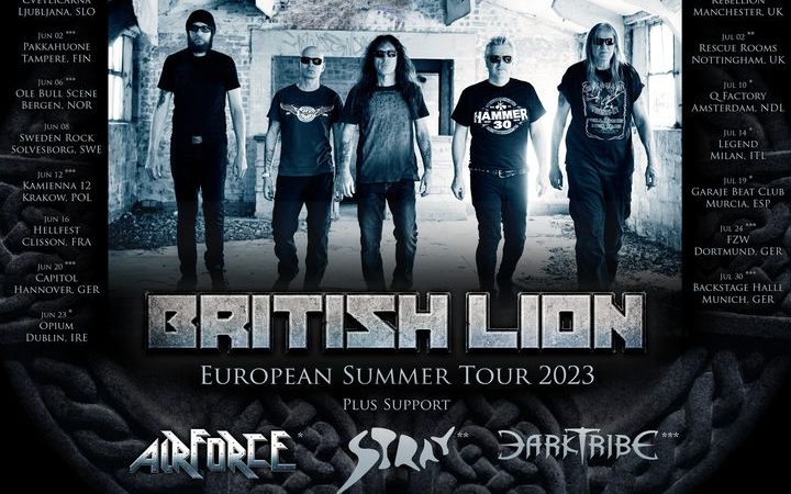 British Lion – “European Summer” Tour 2023