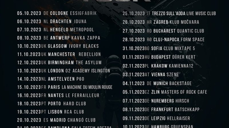 Pain auf Tour mit Ensiferum 10/23