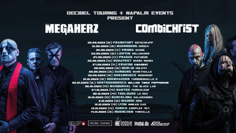Megaherz + Combichrist auf Co-Headliner Tour