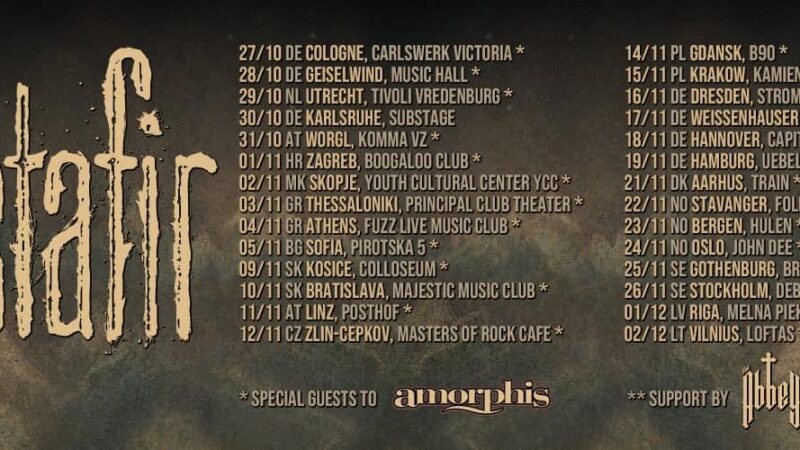 Solstafir auf Tour mit Amorphis & The Abbey