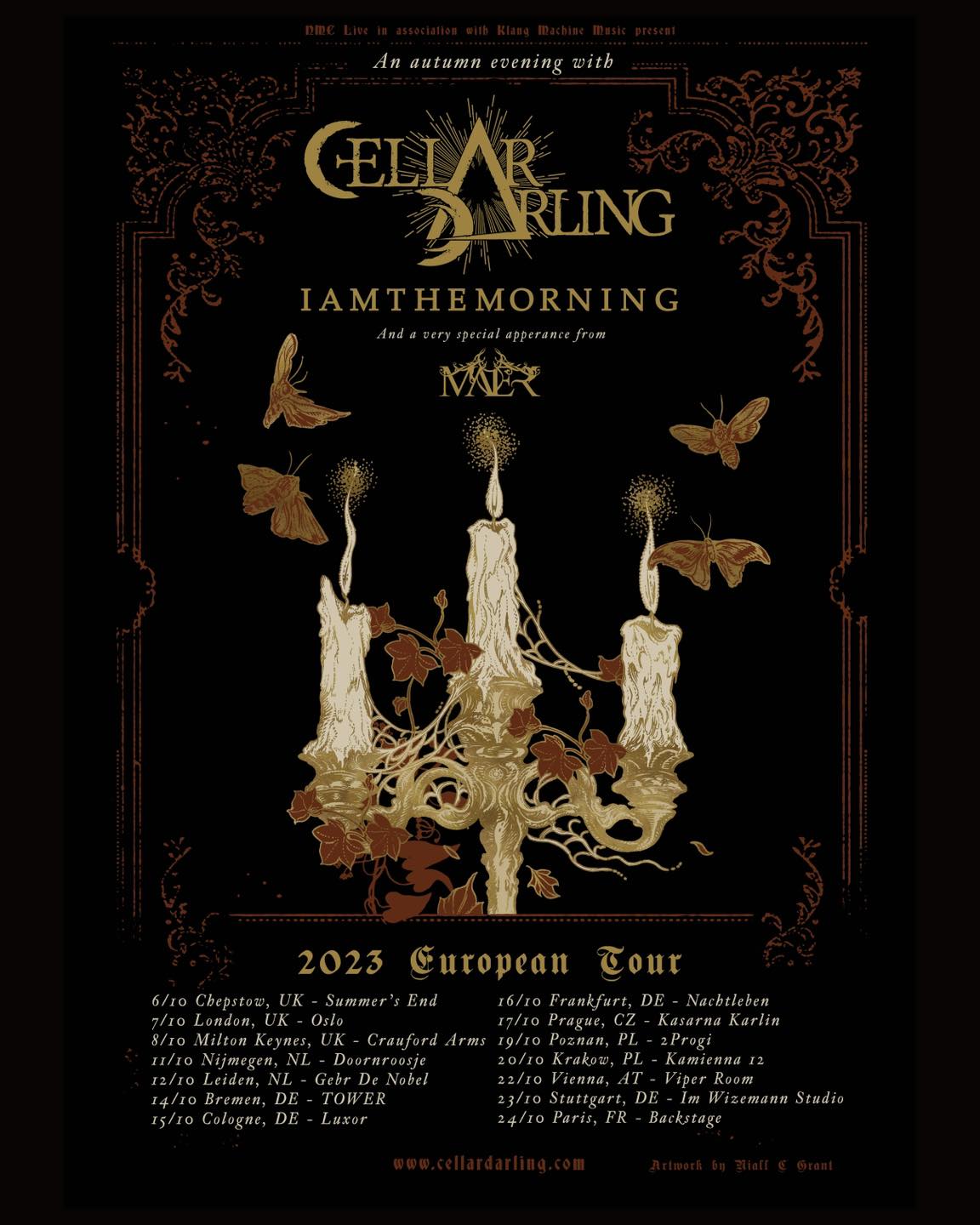 Cellar Darling kündigen UK/EU Tour an