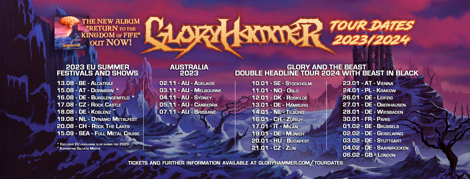 Wir schwingen den TourHammer mit Gloryhammer musicpunch.de