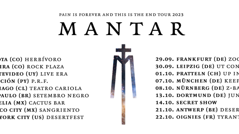 Mantar auf “Pain Is Forever And This Is The End” Tour