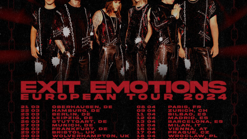 Blind Channel auf “Exit Emotions European” Tour 2024
