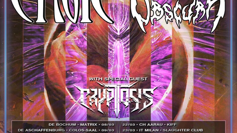 Cynic + Obscura + Cryptosis European Tour 2024