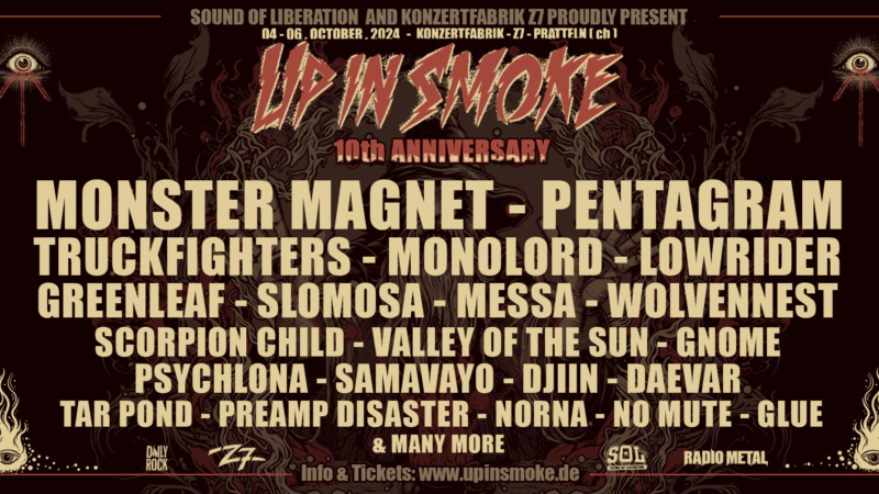 Up In Smoke Festival – CH 04.-06.10.2024