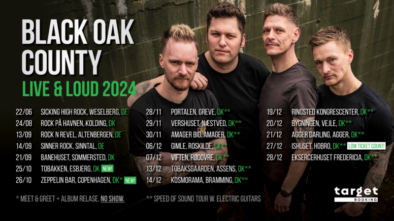 Black Oak County auf „Live & Loud“ Tour