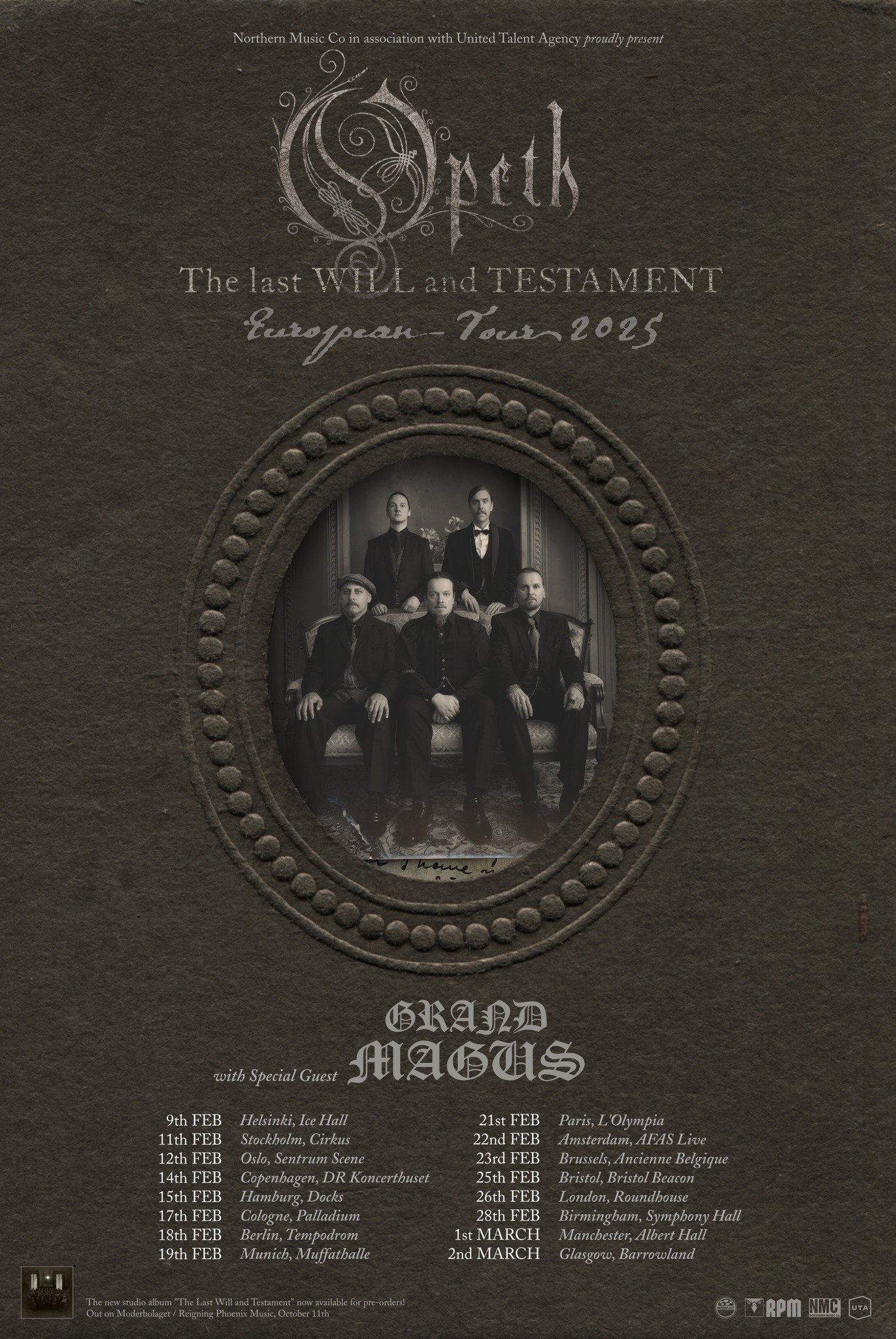 Opeth auf “The Last Will And Testament” Tour