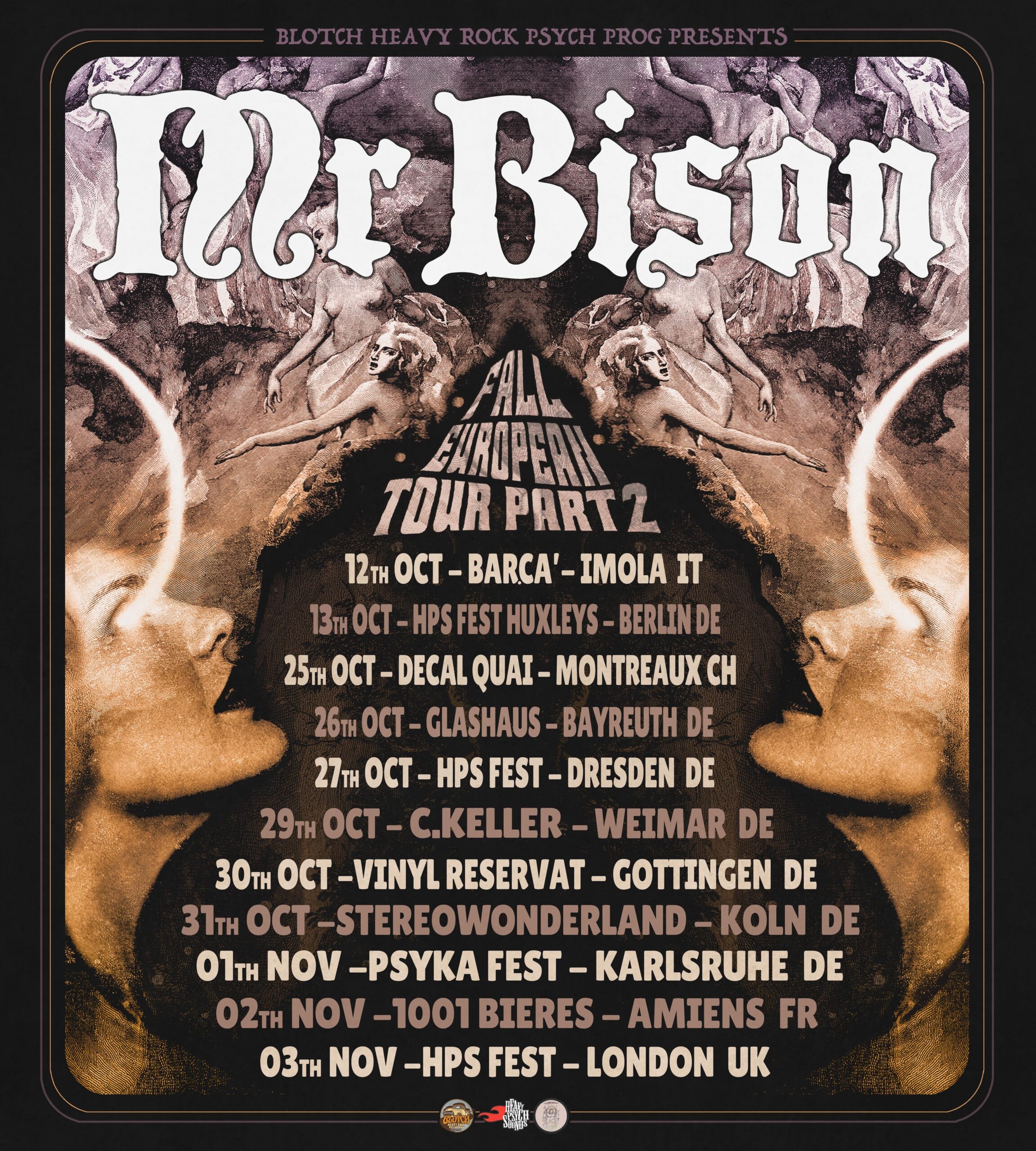 Mr.Bison auf Europa Tour 10-11/24