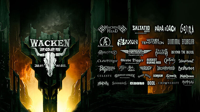 Wacken Open Air 2025 – Erste Bands angekündigt