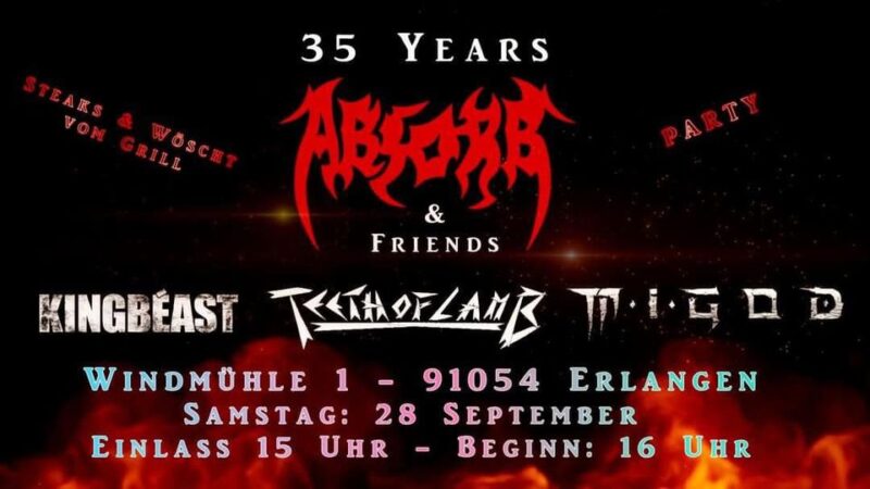 35 Jahre Absorb – das wird gefeiert