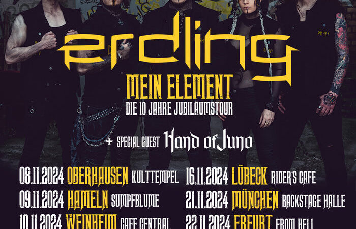 Erdling auf “Mein Element” Tour 11/24 + News