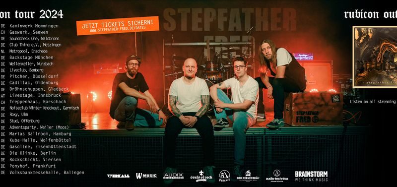 24.10.2024 – Stepfather Fred mit Sulphor und Sickret im Backstage, München