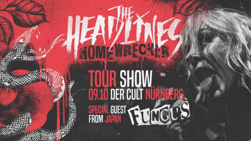 09.10.2024: Fungus und The Headlines im Cult, Nürnberg