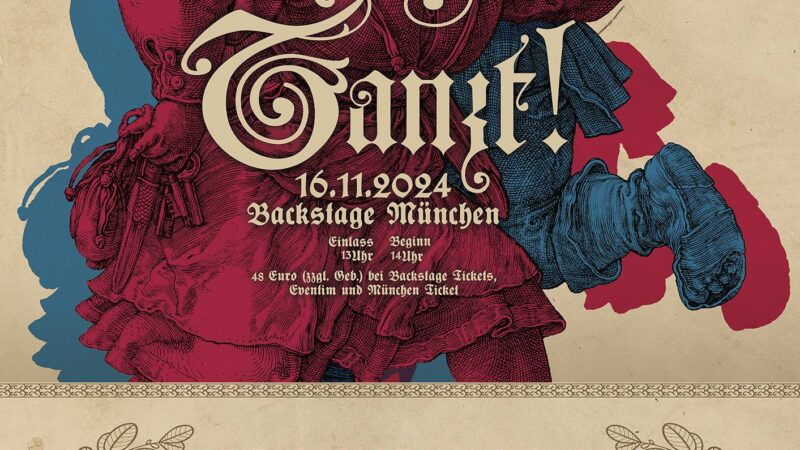 16.11.2024 – Tanzt! 2024 – Schandmaul, Vroudenspil, FolkStone, Irdorath, Vogelfrey, Cumulo Nimbus und Brachmond