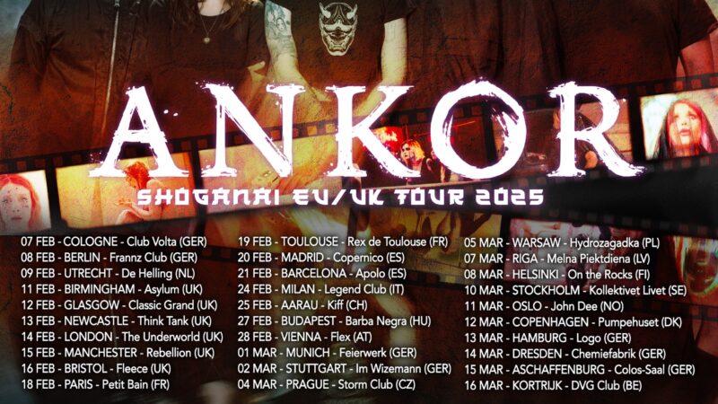 Ankor auf Europa-Tour 02/25