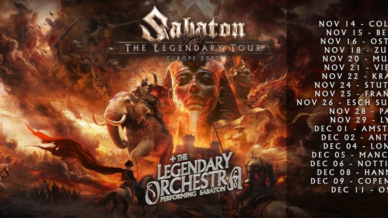 Sabaton auf „The Legendary Tour“ 2025