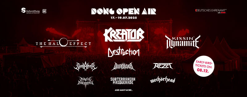 Dong Open Air 2025 – Vorverkauf startet 08.12.