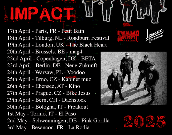 Human Impact auf Europa-Tour 04-05/25