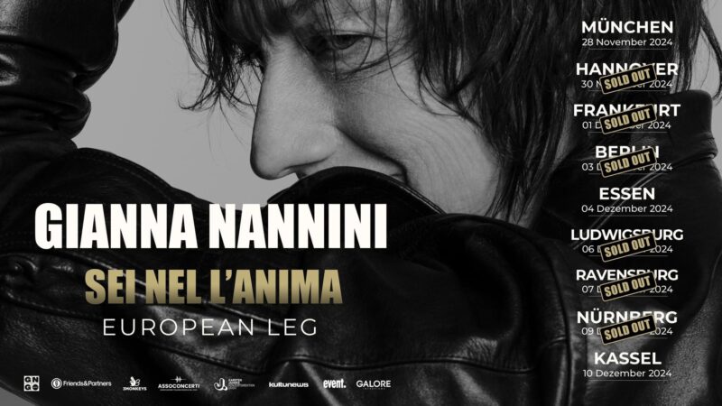 09.12.2024: Gianna Nannini in der KIA Metropol Arena, Nürnberg