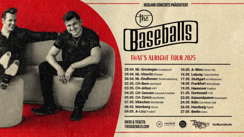 The Baseballs auf „That’s Alright“ Tour 2025