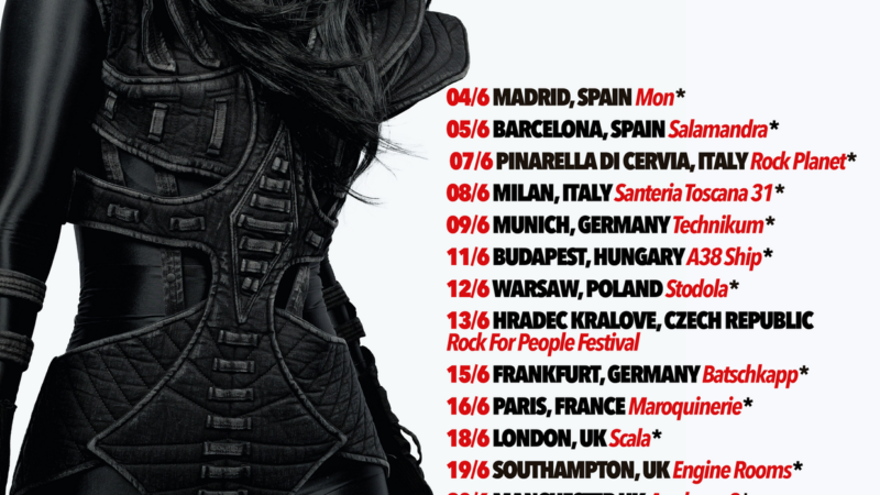 Kat Von D auf EU/UK Tour 2025