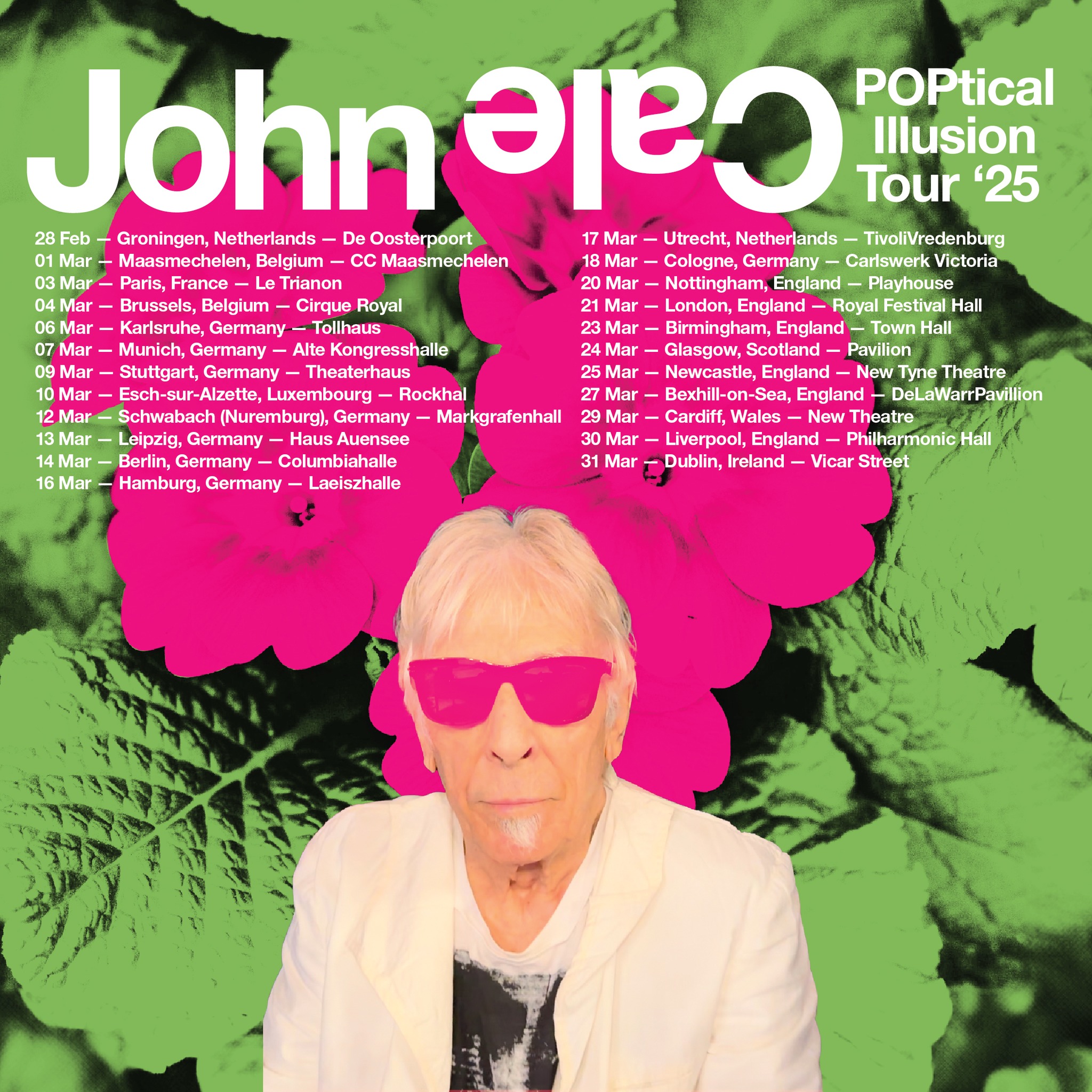 John Cale auf “POPtical Illusion” Tour 2025