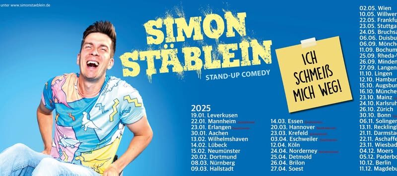 Simon Stäblein mit „Ich Schmeiß Mich Weg“