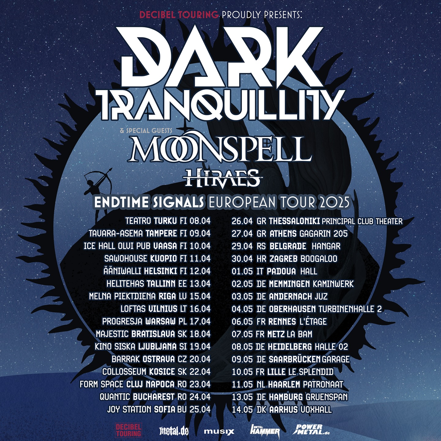 Dark Tranquillity auf “Endtime Signals” Tour