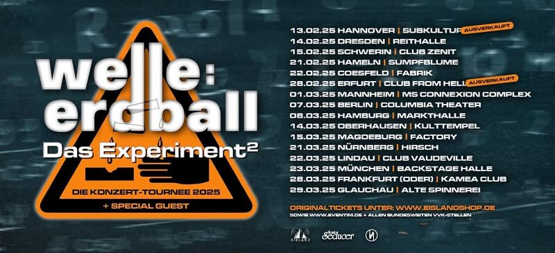 Welle:Erdball sind bis Ende März auf Tour