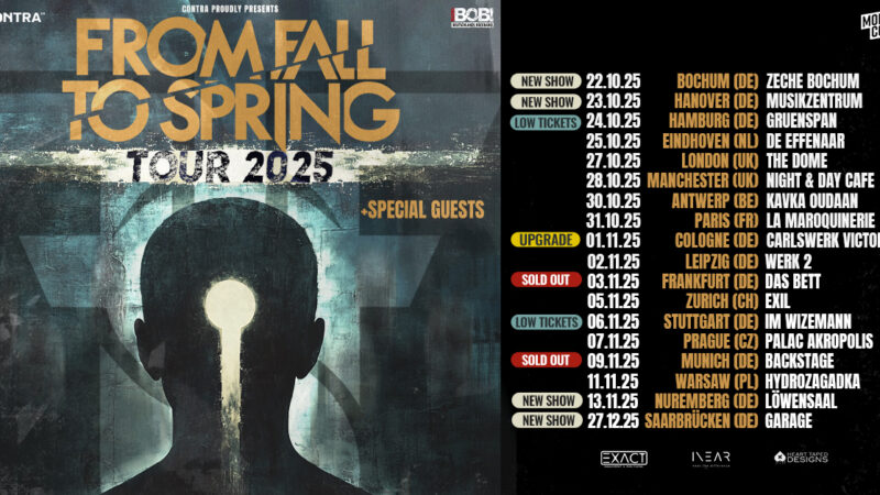 From Fall to Spring auf Tour 2025 mit Special Guests