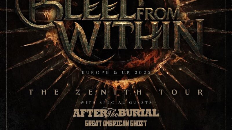 Bleed From Within auf „The Zenith Tour“ 2025