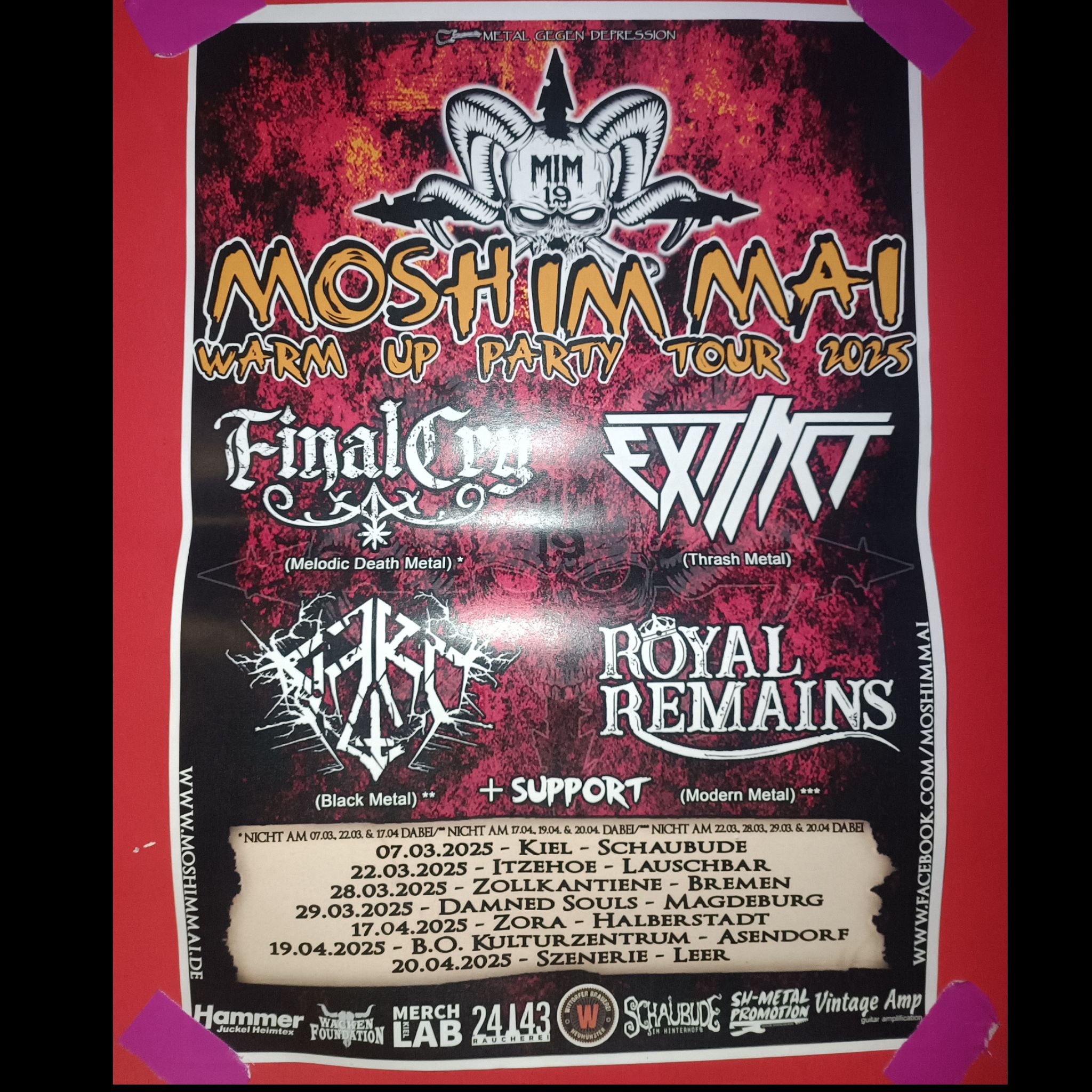 Mosh Im Mail – Warm Up Party Tour 2025