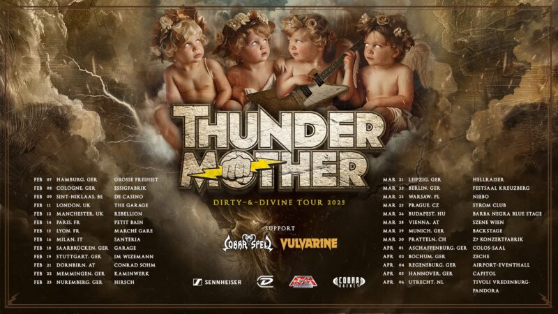 23.02.2025: Thundermother mit Vulvarine und Cobra Spell im Hirsch, Nürnberg