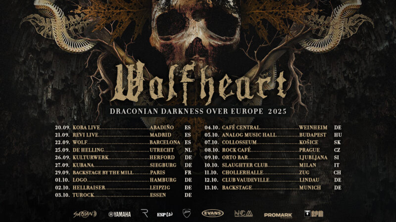 Wolfheart auf „Draconian Darkness Over Europe“ Tour