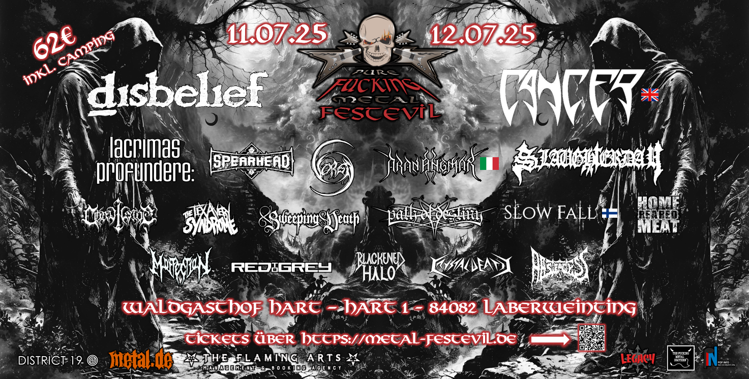 Noch einen Monat bis zum 8. Pure Fucking Metal Festevil 2025!