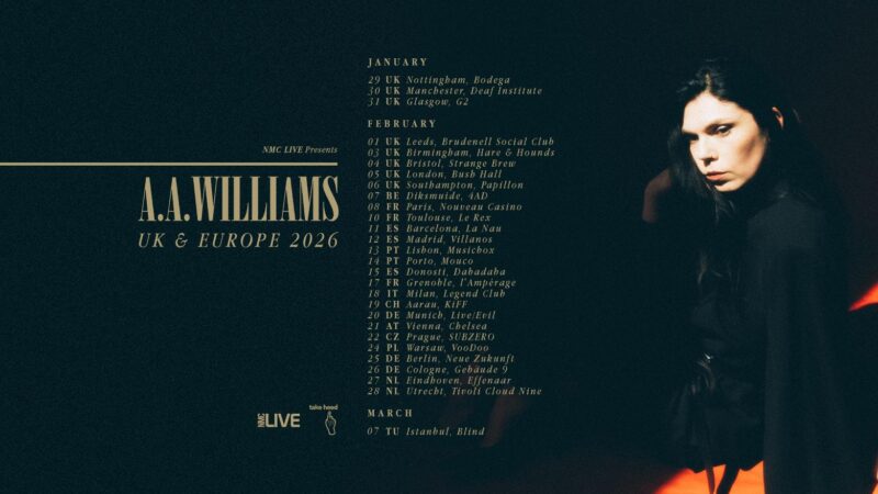 A.A. Williams auf Europa Tour 2026