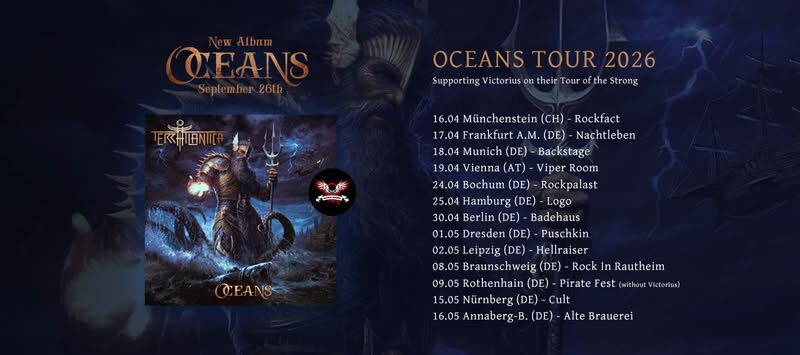 Terra Atlantica auf „Oceans“ Tour 2026