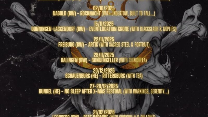 Skull & Crossbones auf Tour 2025 / 2026