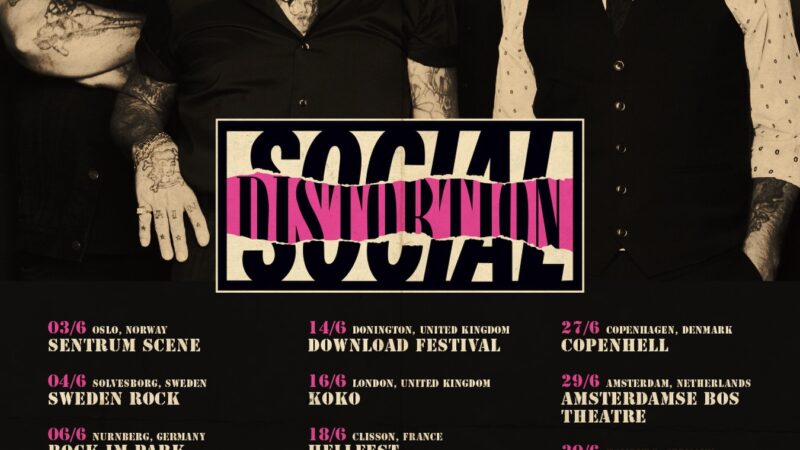 Social Distortion kommen im Sommer zu uns