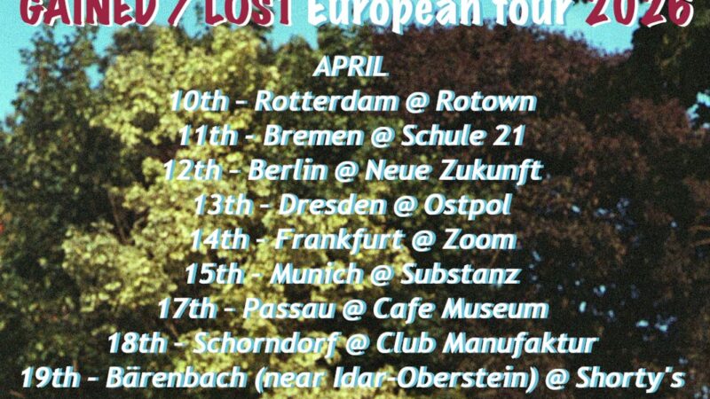The Waves Pictures auf „Gained / Lost“ Tour