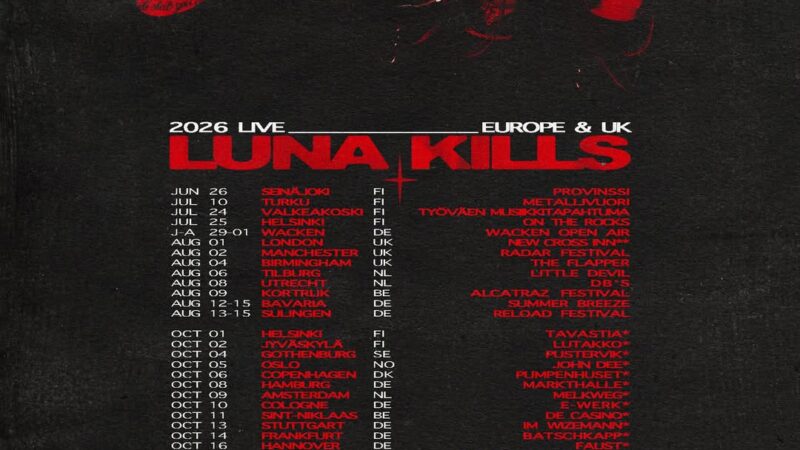Luna Kills auf Tour ab 07/26