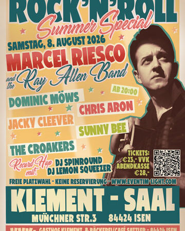 Rock’n’Roll Summer Special 08.08.2026 in Isen