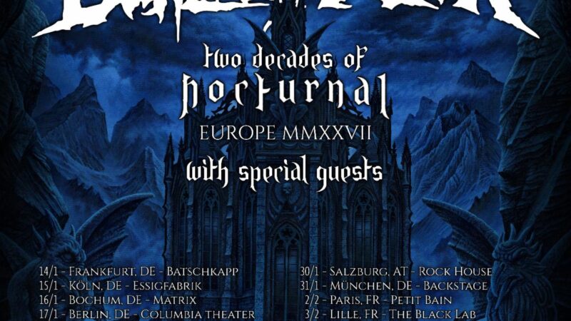 The Black Dahlia Murder auf “Two Decades Of Nocturnal” European Tour 2027