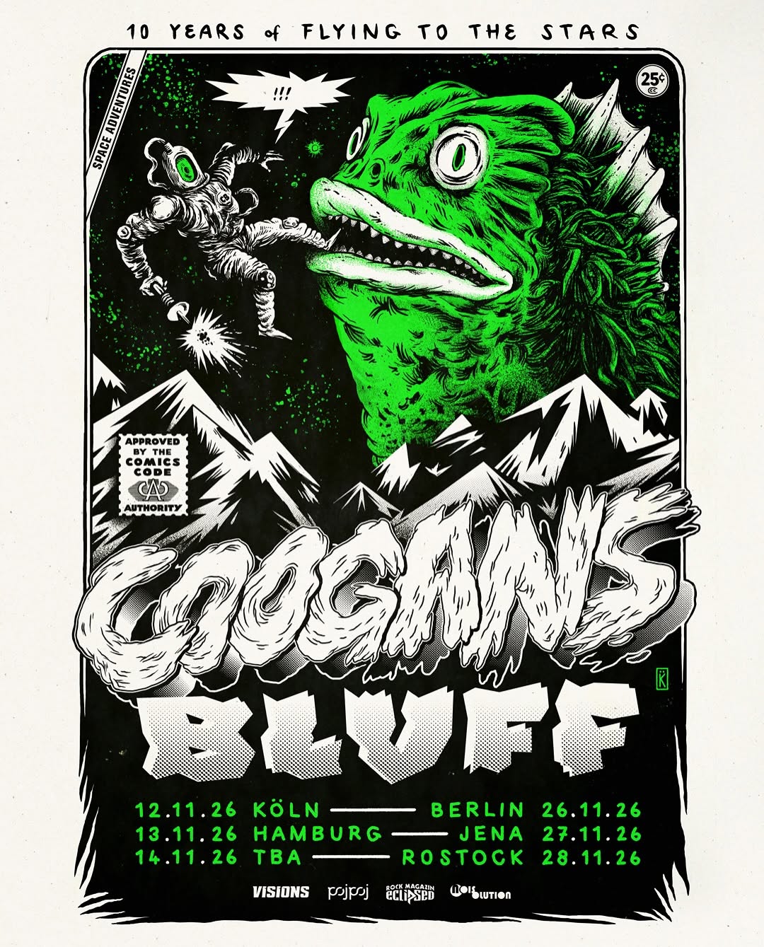Coogans Bluff auf 10 Years of “Flying To The Stars” Tour