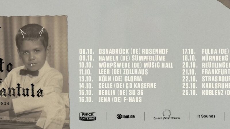 18.10.2026: Tito & Tarantula im Hirsch, Nürnberg