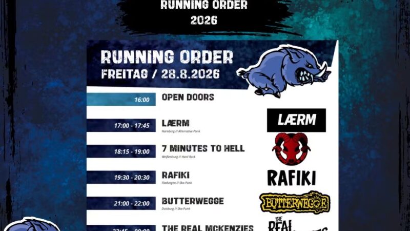 28.08.2026: Wallesau ist Blau – Tag 1