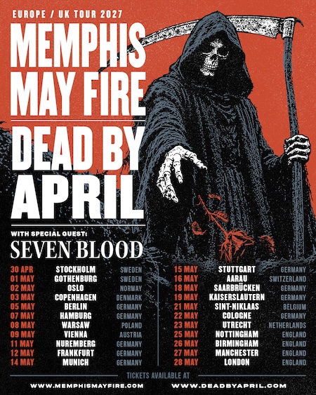 Memphis May Fire & Dead by April auf Tour 2027