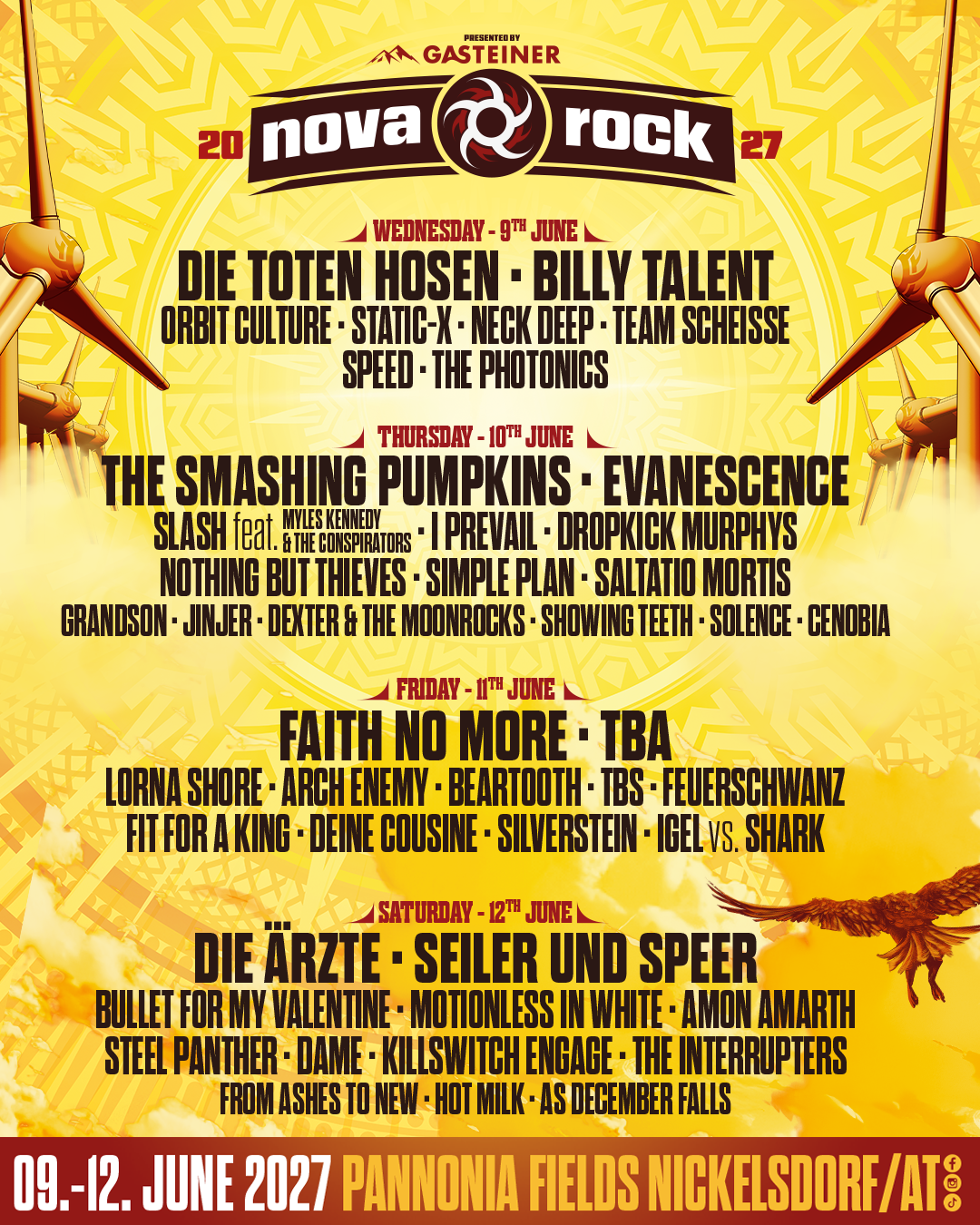 Nova Rock 2027 – 09.-12.06.27 (AT)